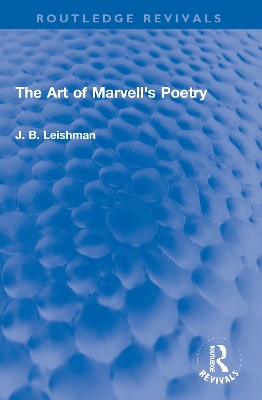 The Art of Marvell's Poetry book