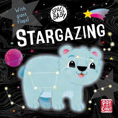 Space Baby: Stargazing: A board book with giant touch-and-feel flaps! book