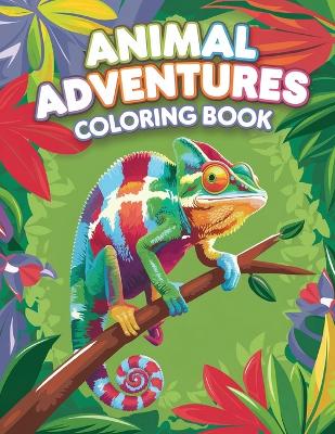 Animal Adventure Coloring Book for Teens: Activity Book for Kids, Number Tracing & Learning Activity Book book