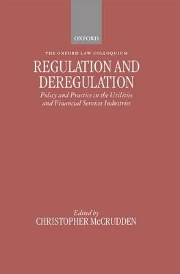 Regulation and Deregulation book