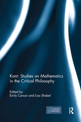 Kant: Studies on Mathematics in the Critical Philosophy book