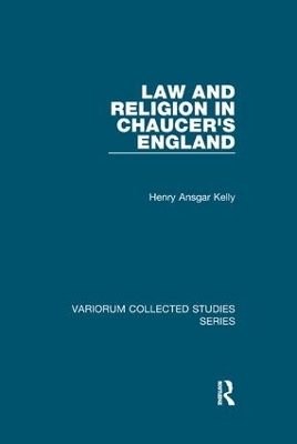 Law and Religion in Chaucer's England book