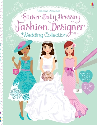Sticker Dolly Dressing Fashion Designer Wedding Collection book