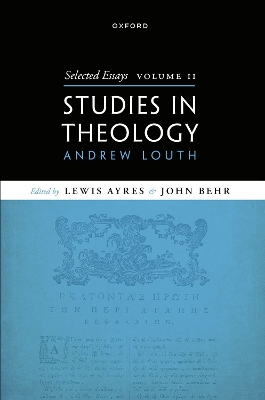 Selected Essays, Volume II: Studies in Theology book