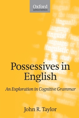 Possessives in English by John R. Taylor