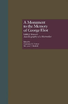 Monument to the Memory of George Eliot book