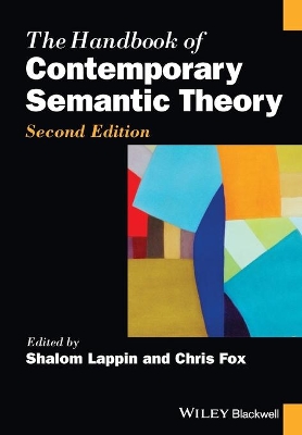 The The Handbook of Contemporary Semantic Theory by Shalom Lappin