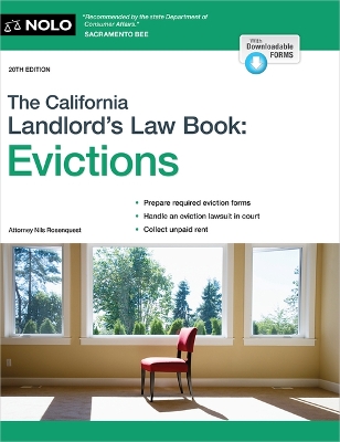 The California Landlord's Law Book: Evictions book