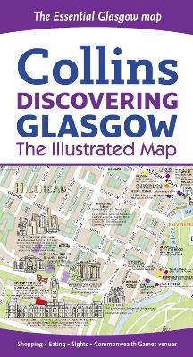 Discovering Glasgow Illustrated Map book
