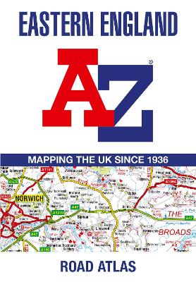 Eastern England A-Z Road Atlas book