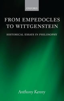From Empedocles to Wittgenstein book