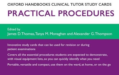 Oxford Handbooks Clinical Tutor Study Cards: Procedures book