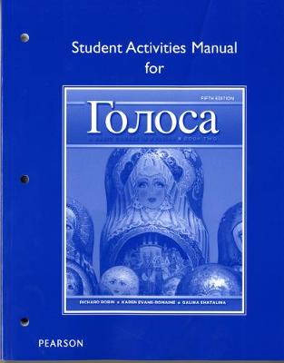 Student Activities Manual for Golosa book