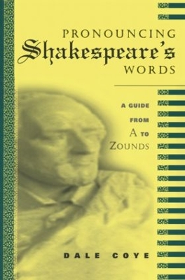 Pronouncing Shakespeare's Words book