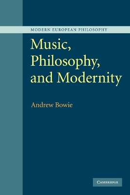 Music, Philosophy, and Modernity book