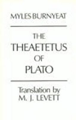 The Theaetetus of Plato by Plato