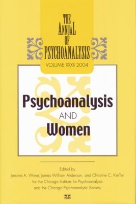 Annual of Psychoanalysis book