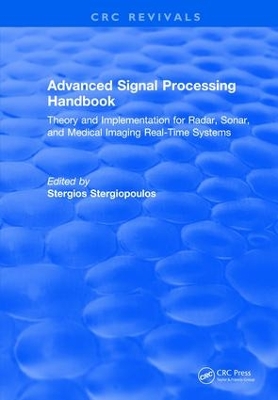 Advanced Signal Processing Handbook by Stergios Stergiopoulos