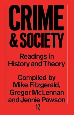 Crime and Society by Mike Fitzgerald