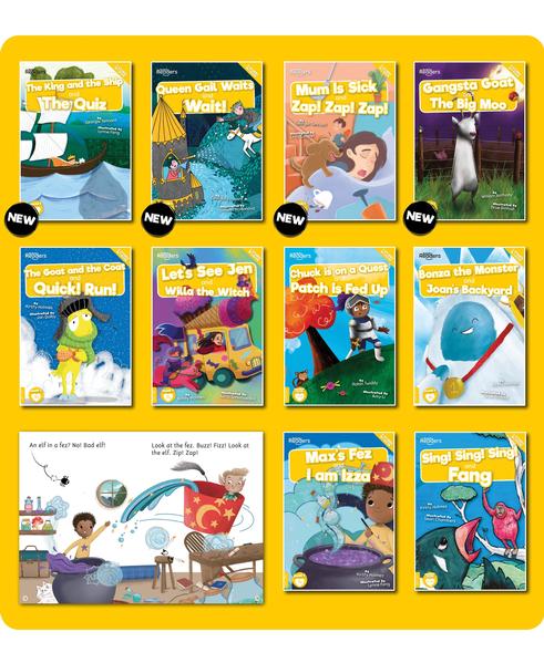 BookLife Decodable Readers Level 3 Yellow Set of 10 book