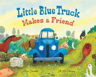 Little Blue Truck Makes a Friend: A Friendship Book for Kids book