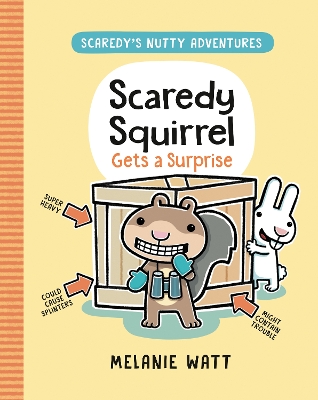 Scaredy Squirrel Gets a Surprise: (A Graphic Novel) by Melanie Watt