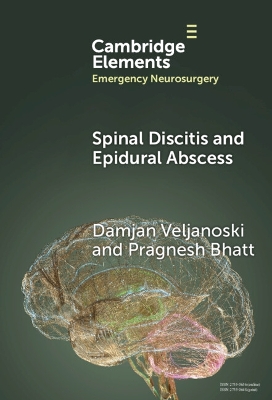Spinal Discitis and Epidural Abscess book