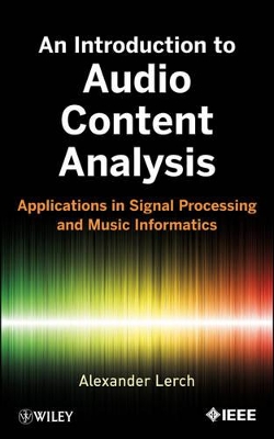 Introduction to Audio Content Analysis book