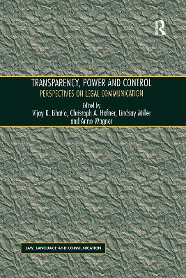 Transparency, Power, and Control: Perspectives on Legal Communication book