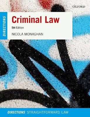 Criminal Law Directions by Nicola Monaghan
