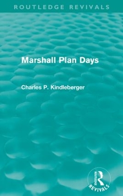 Marshall Plan Days (Routledge Revivals) book