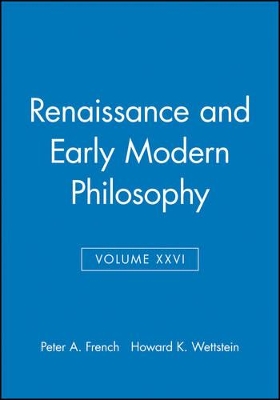 Renaissance and Early Modern Philosophy book