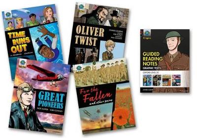 Project X Origins Graphic Texts: Dark Red+ Book Band, Oxford Level 20: Mixed Pack of 4 book