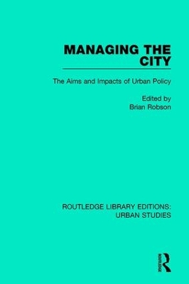Managing the City by Brian Robson