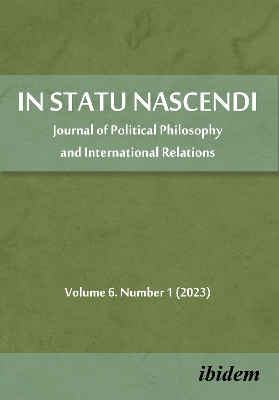 In Statu Nascendi: Special Edition: On Continental Philosophy No. 10 Volume 6. Number 1 - The Last Edition book