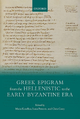 Greek Epigram from the Hellenistic to the Early Byzantine Era book