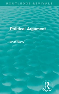 Political Argument by Brian Barry