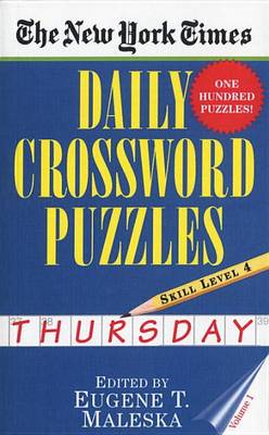 New York Times Daily Crossword Puzzles (Thursday), book