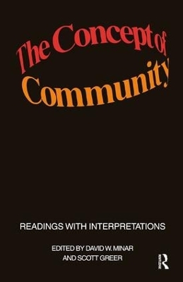 The Concept of Community by Scott Greer