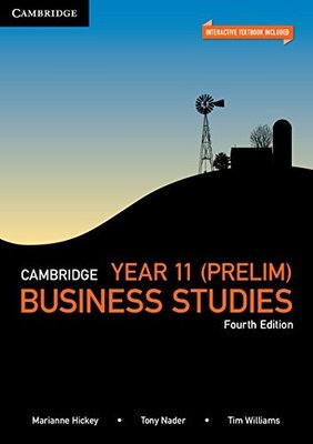 Cambridge Preliminary Business Studies book
