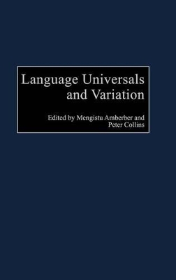 Language Universals and Variation book