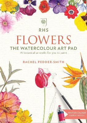 RHS Flowers The Watercolour Art Pad book