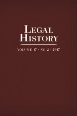 Legal History Journal Vol 17.2 book