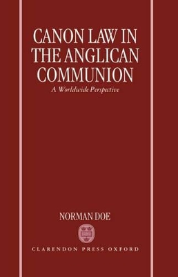 Canon Law in the Anglican Communion book