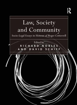 Law, Society and Community by Richard Nobles