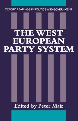 West European Party System book
