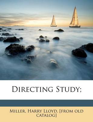 Directing Study; book