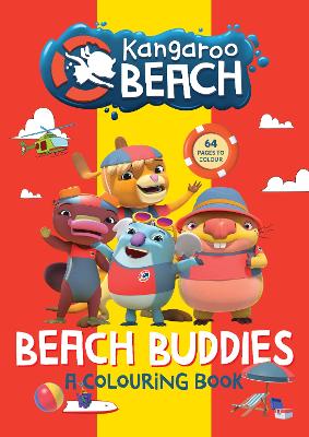 Kangaroo Beach: Beach Buddies: A colouring book book