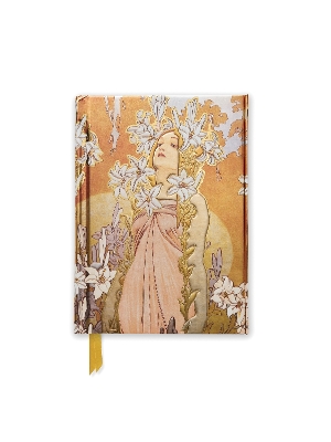 Alphonse Mucha The Flowers: Lily (Foiled Pocket Journal) book