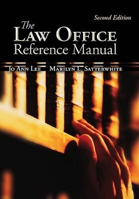 The Law Office Reference Manual book